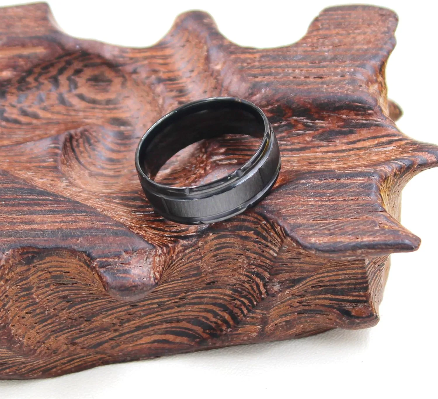 | Stainless Steel Ring | Brushed Texture | Couple Ring | Daily Wear | Size 6-11 | Y4035