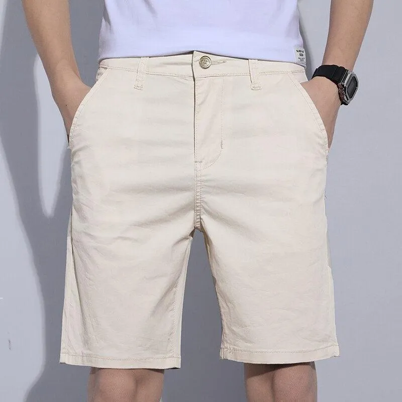 5 Colors Classic Style Men's Slim Shorts