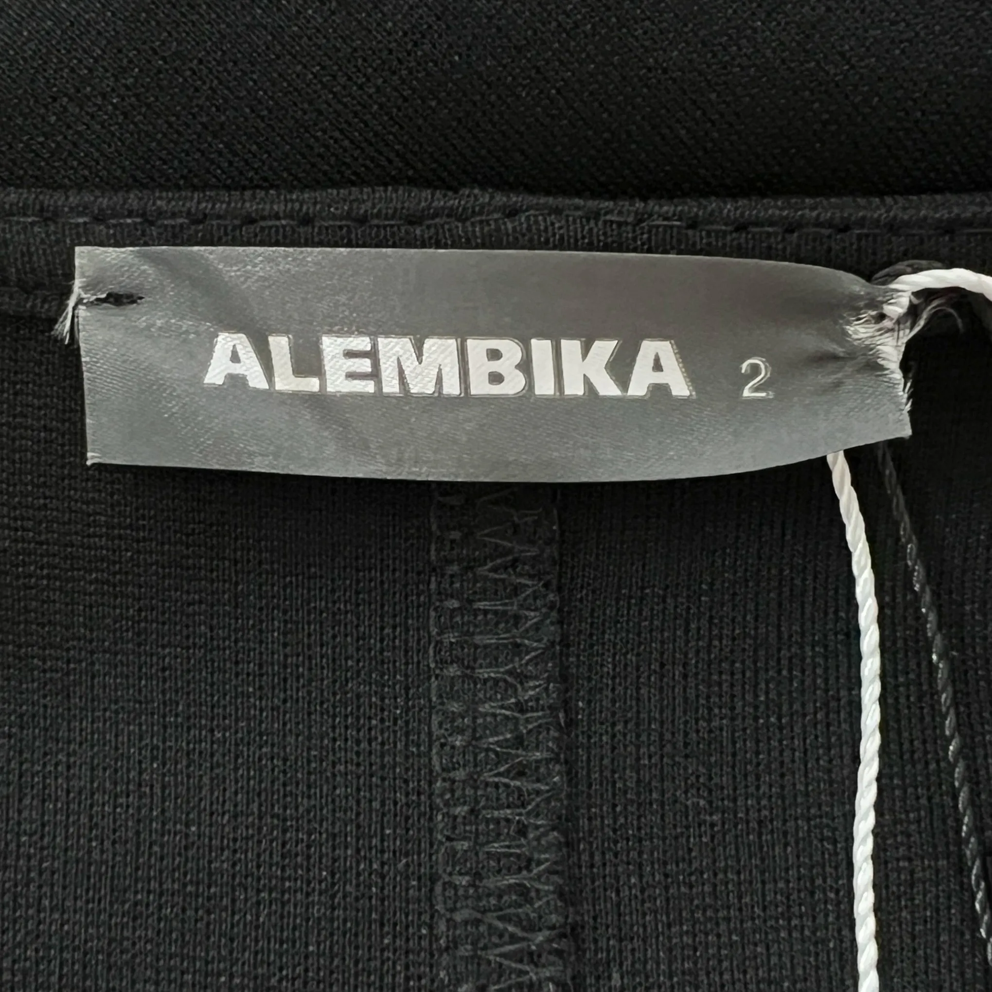 Alembika Black Jersey Animal Print Swing Dress Medium 2 ~ AU12-14 ~ US8 [NEW]