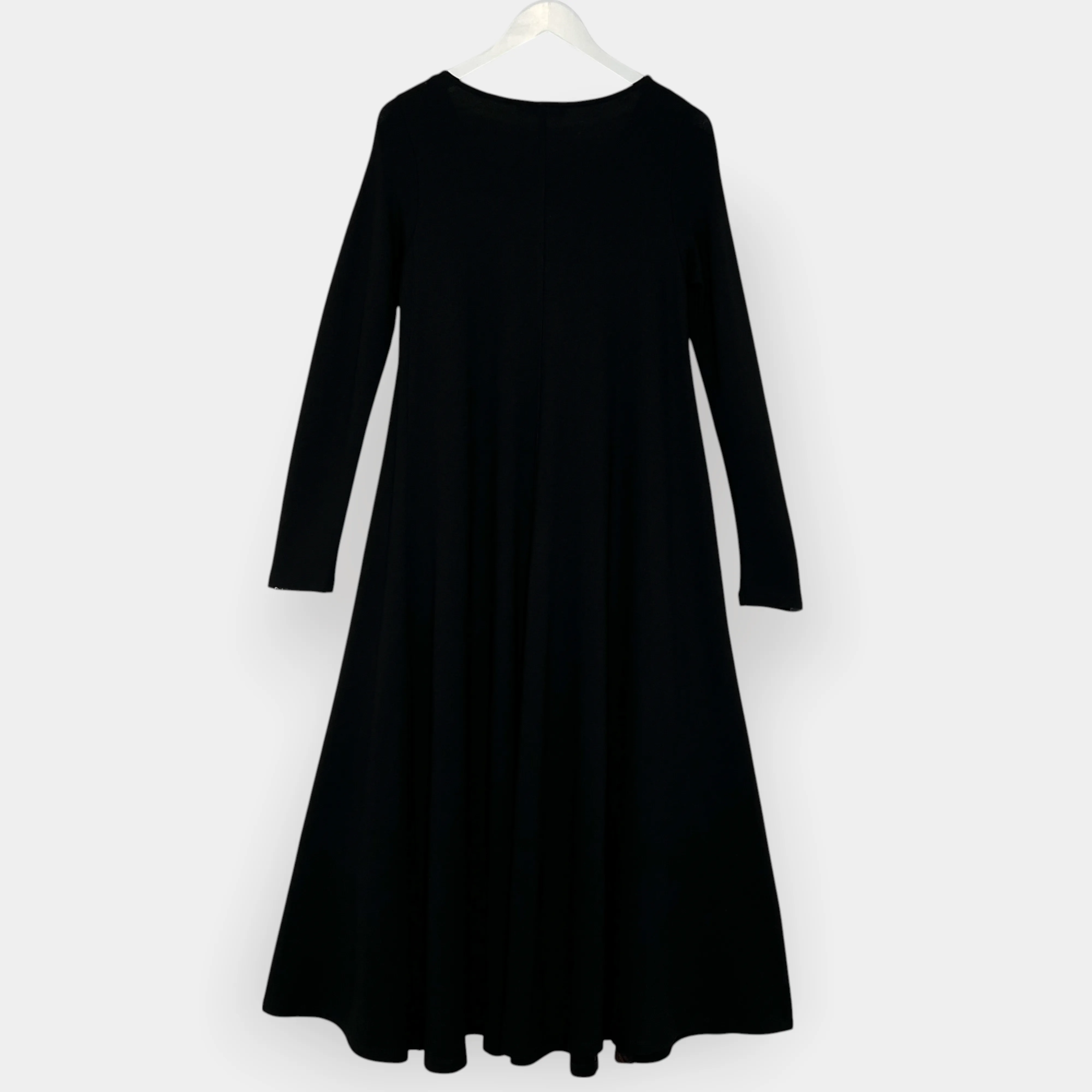 Alembika Black Jersey Animal Print Swing Dress Medium 2 ~ AU12-14 ~ US8 [NEW]