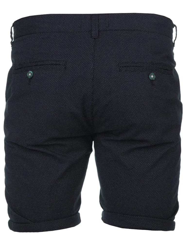 Bayswater Polka Dot Chino Shorts in Navy