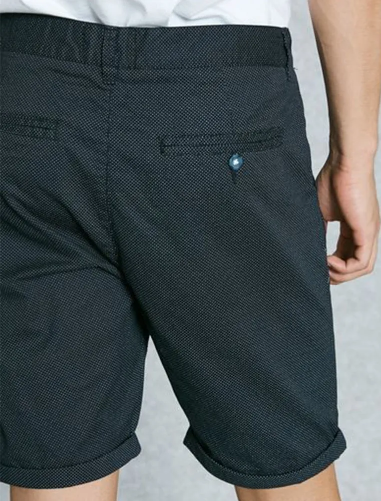 Bayswater Polka Dot Chino Shorts in Navy
