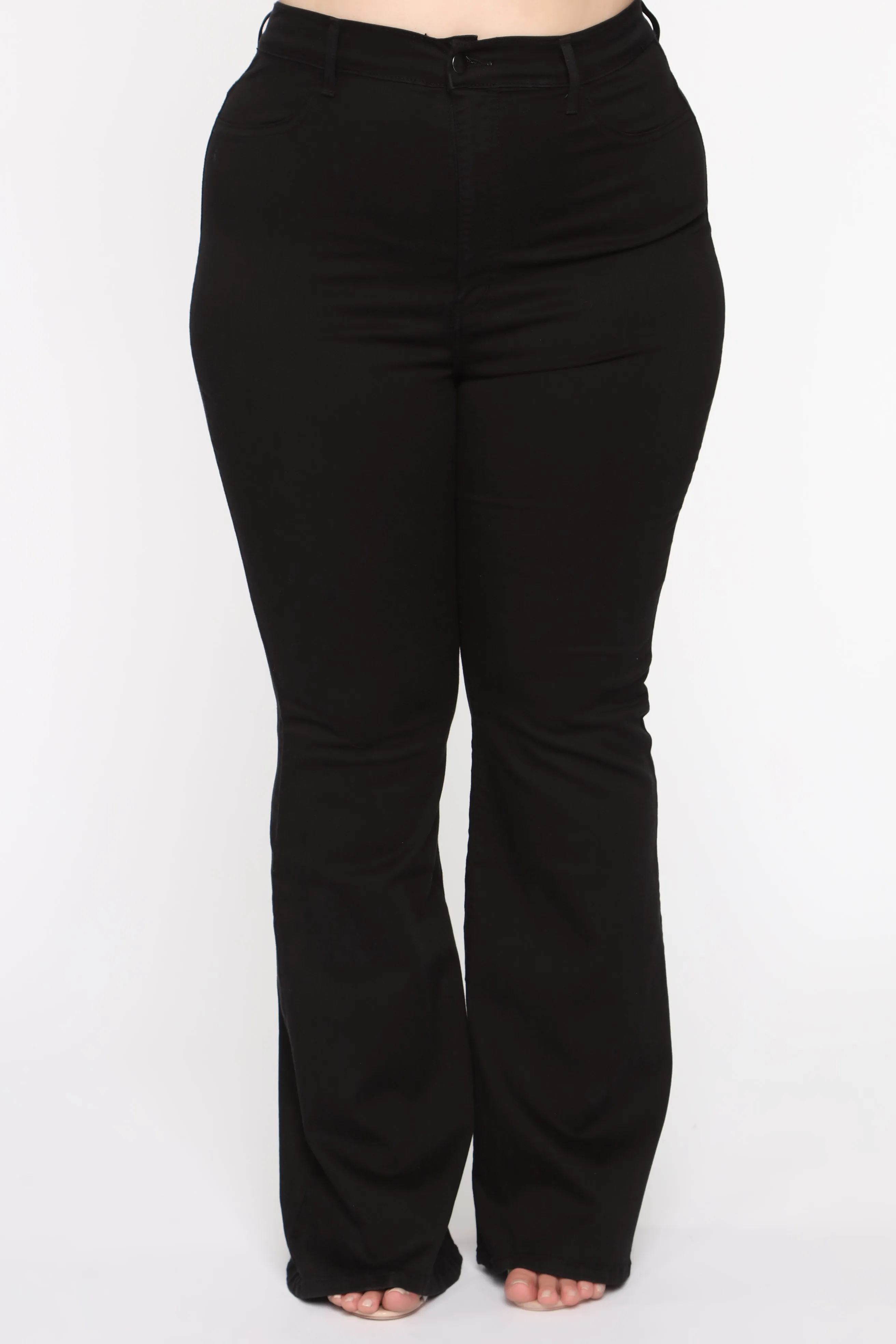 Bell Bottom Blues Jeans - Black