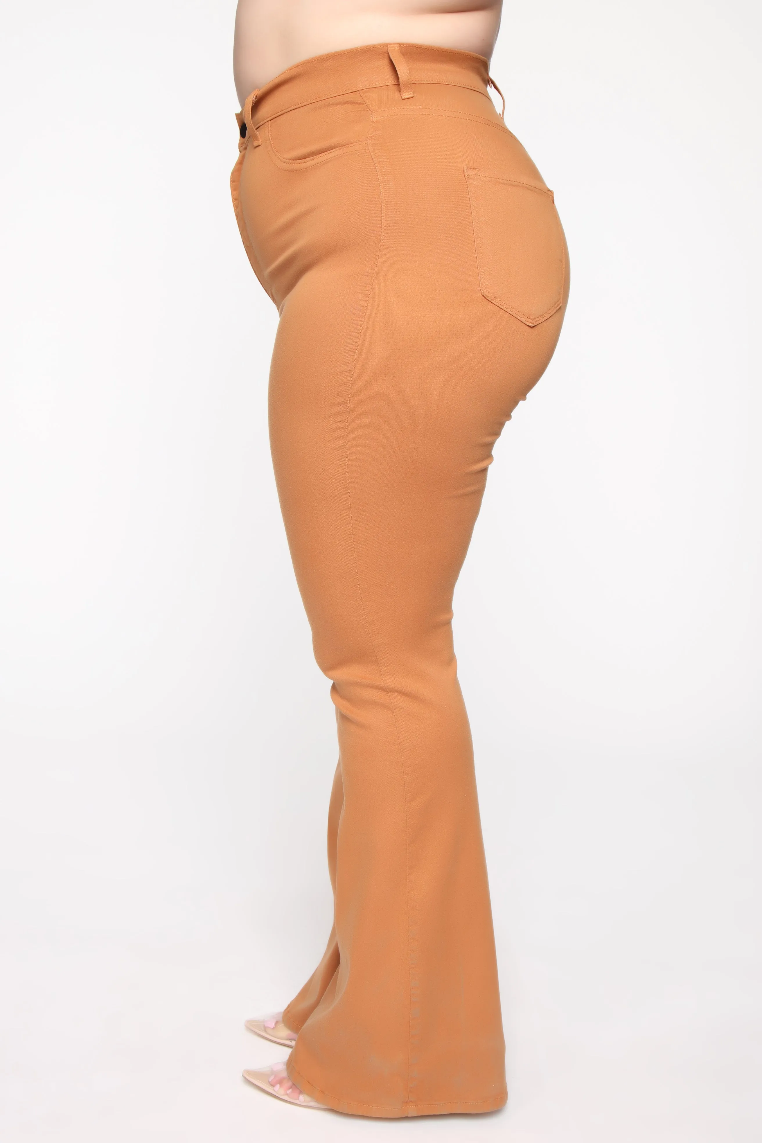 Bell Bottom Blues Jeans - Camel