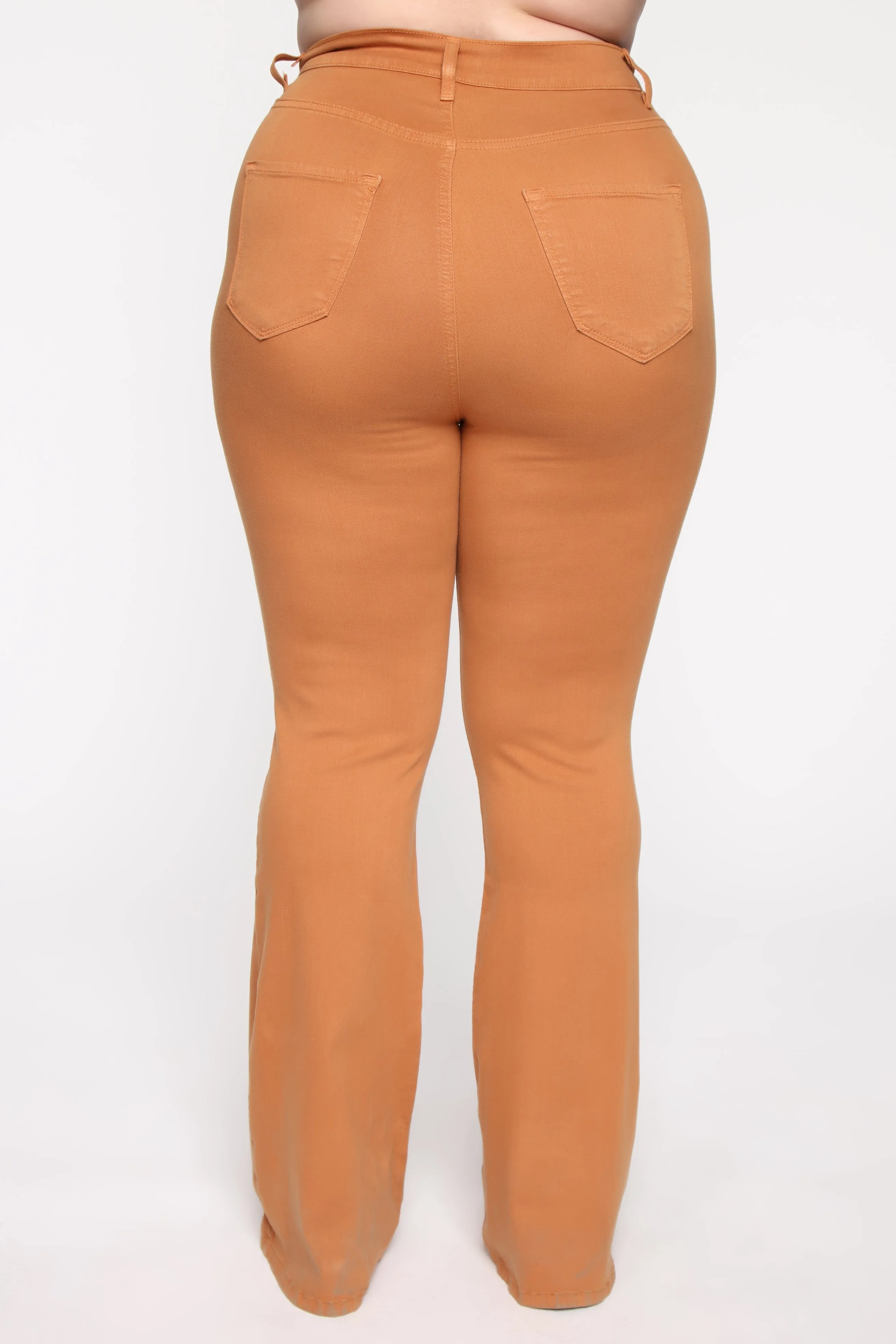 Bell Bottom Blues Jeans - Camel