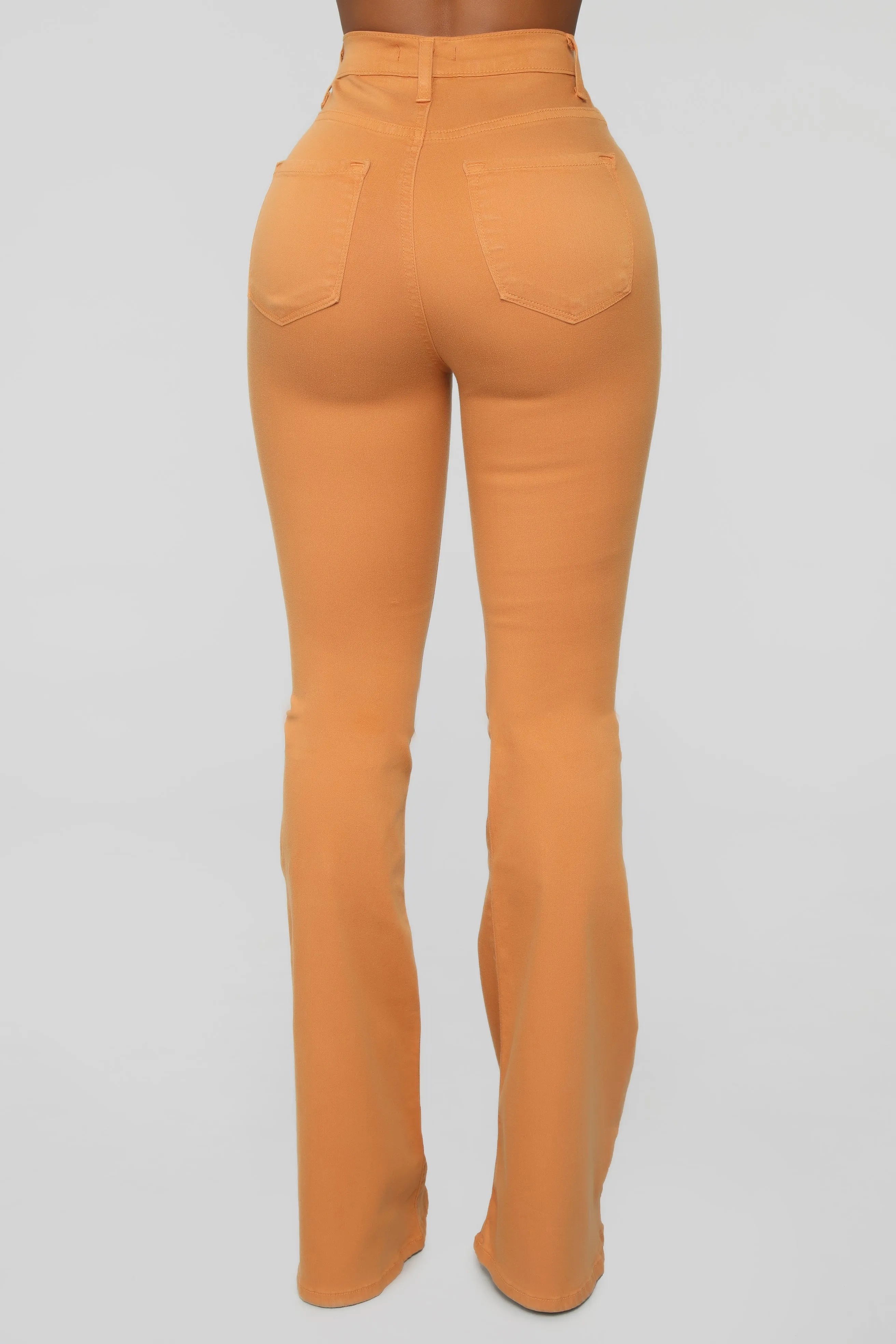 Bell Bottom Blues Jeans - Camel