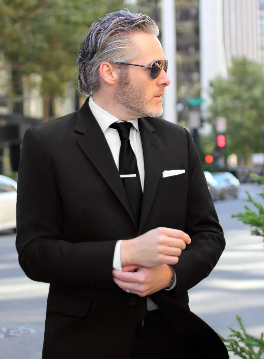 Black Wool Suit