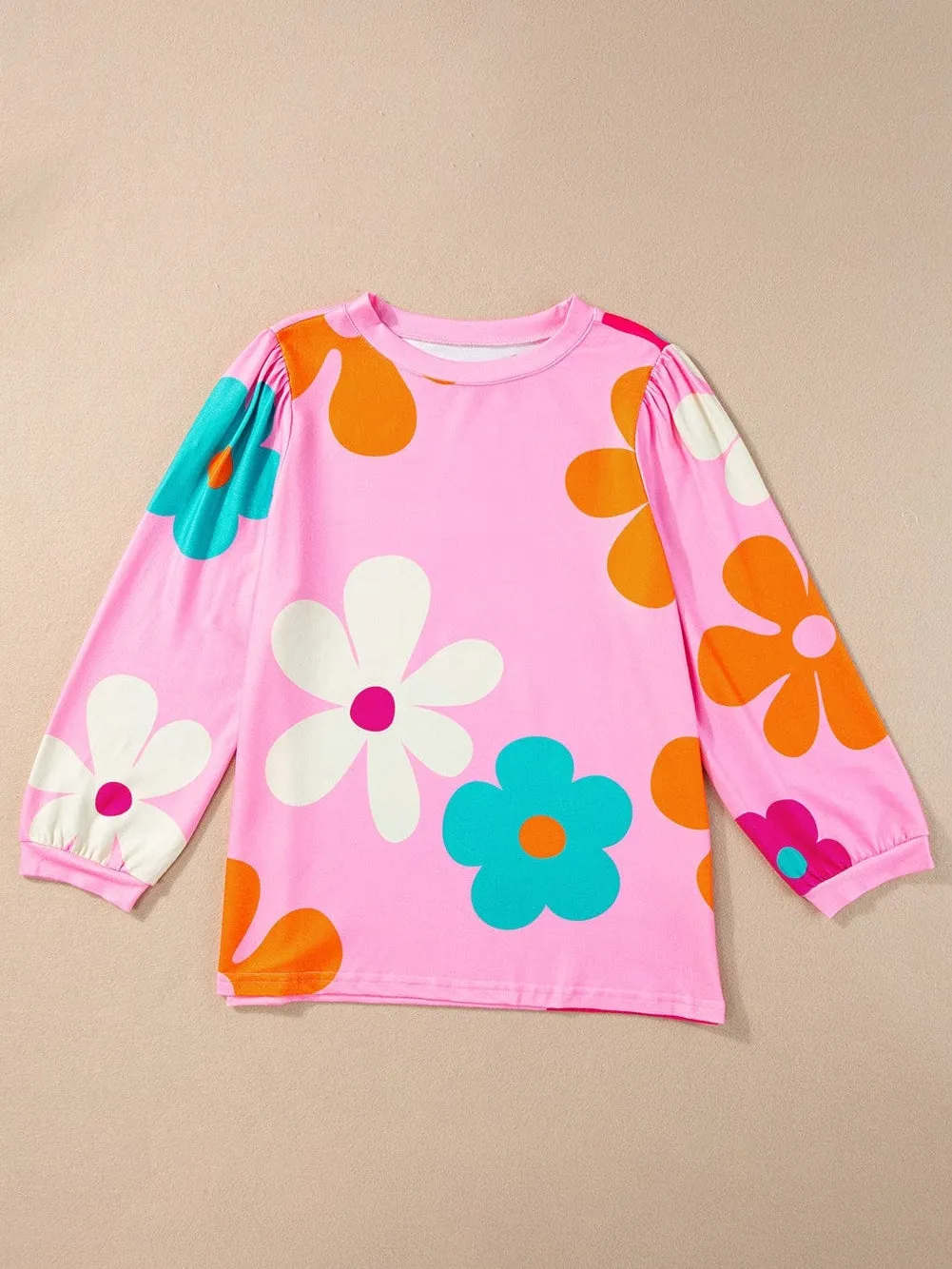 Boho Chic Floral Print Shirt