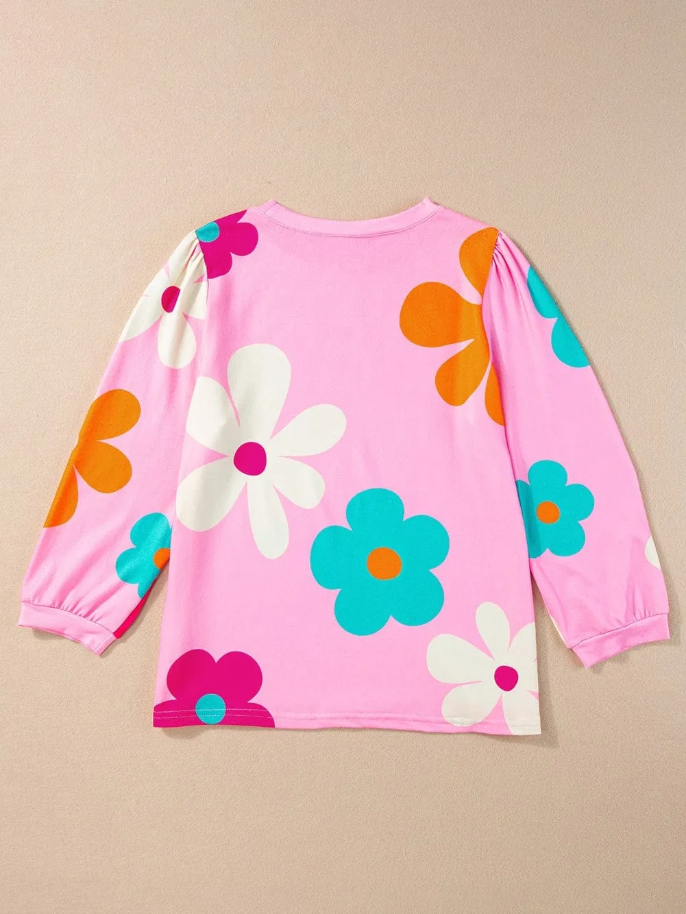 Boho Chic Floral Print Shirt
