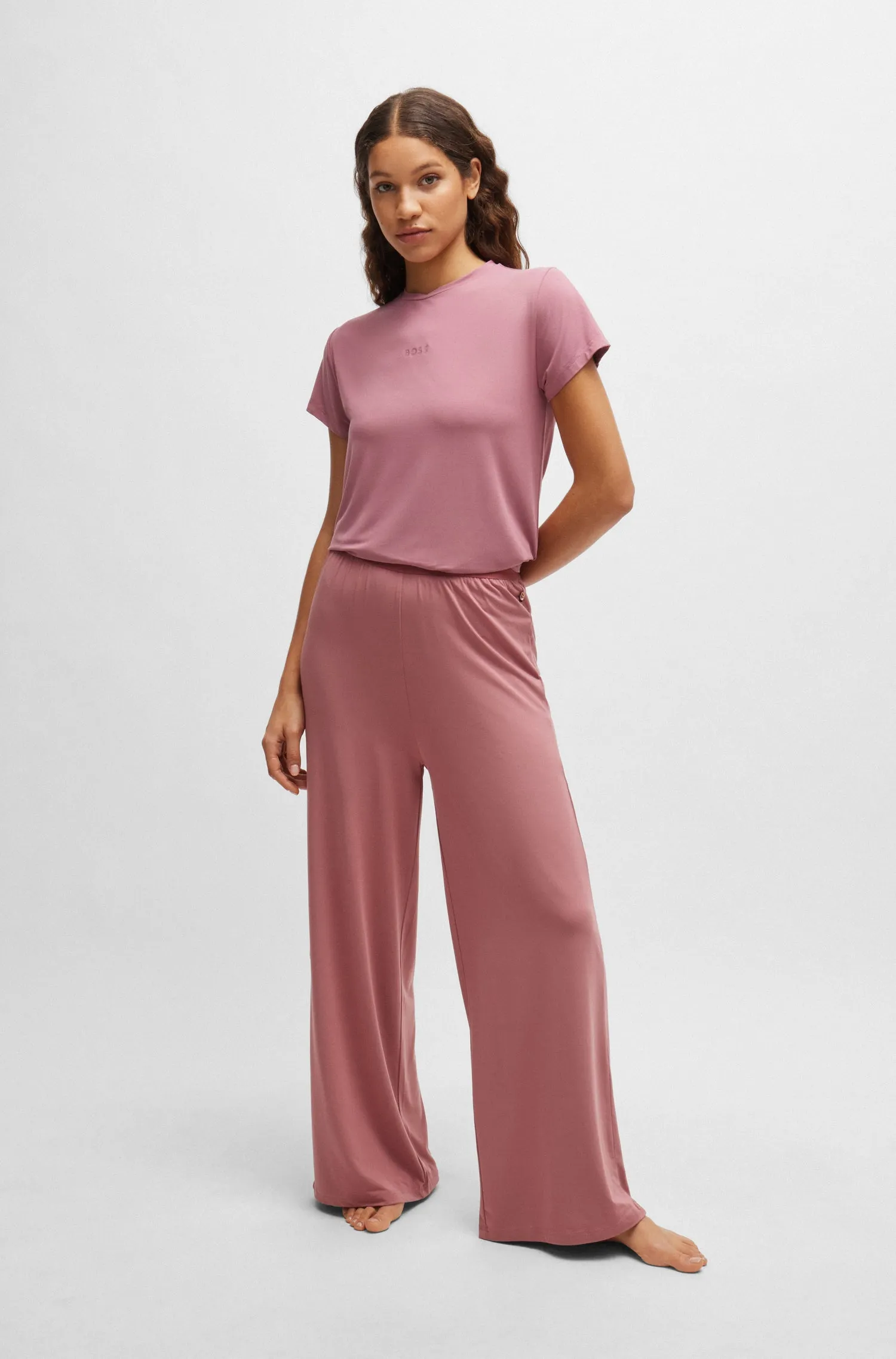 BOSS Women's Bea Pants - Light/Pastel Red