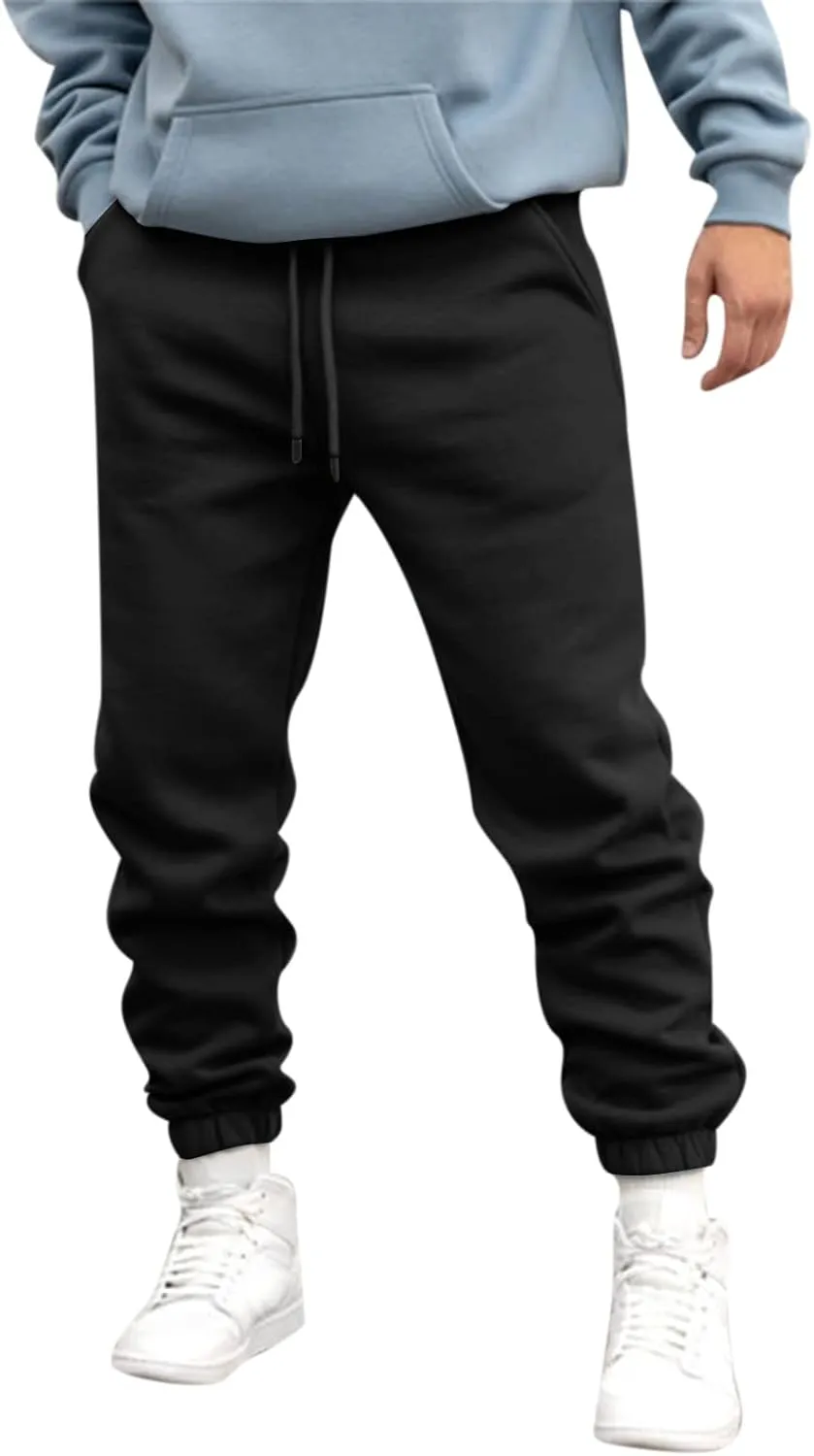Cargo Sweatpants for Men Big and Tall Fitness Sports Trousers Men's Cargo Pants Big and Tall Men's Elastic Waist Work