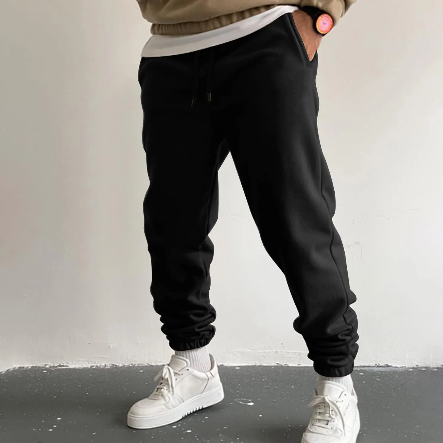 Cargo Sweatpants for Men Big and Tall Fitness Sports Trousers Men's Cargo Pants Big and Tall Men's Elastic Waist Work