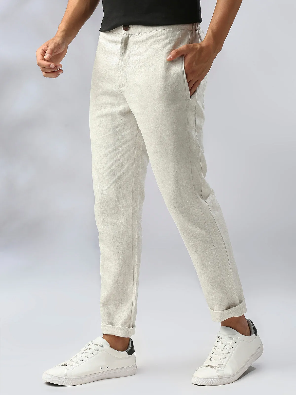 Cedar Tailored Pants Off White