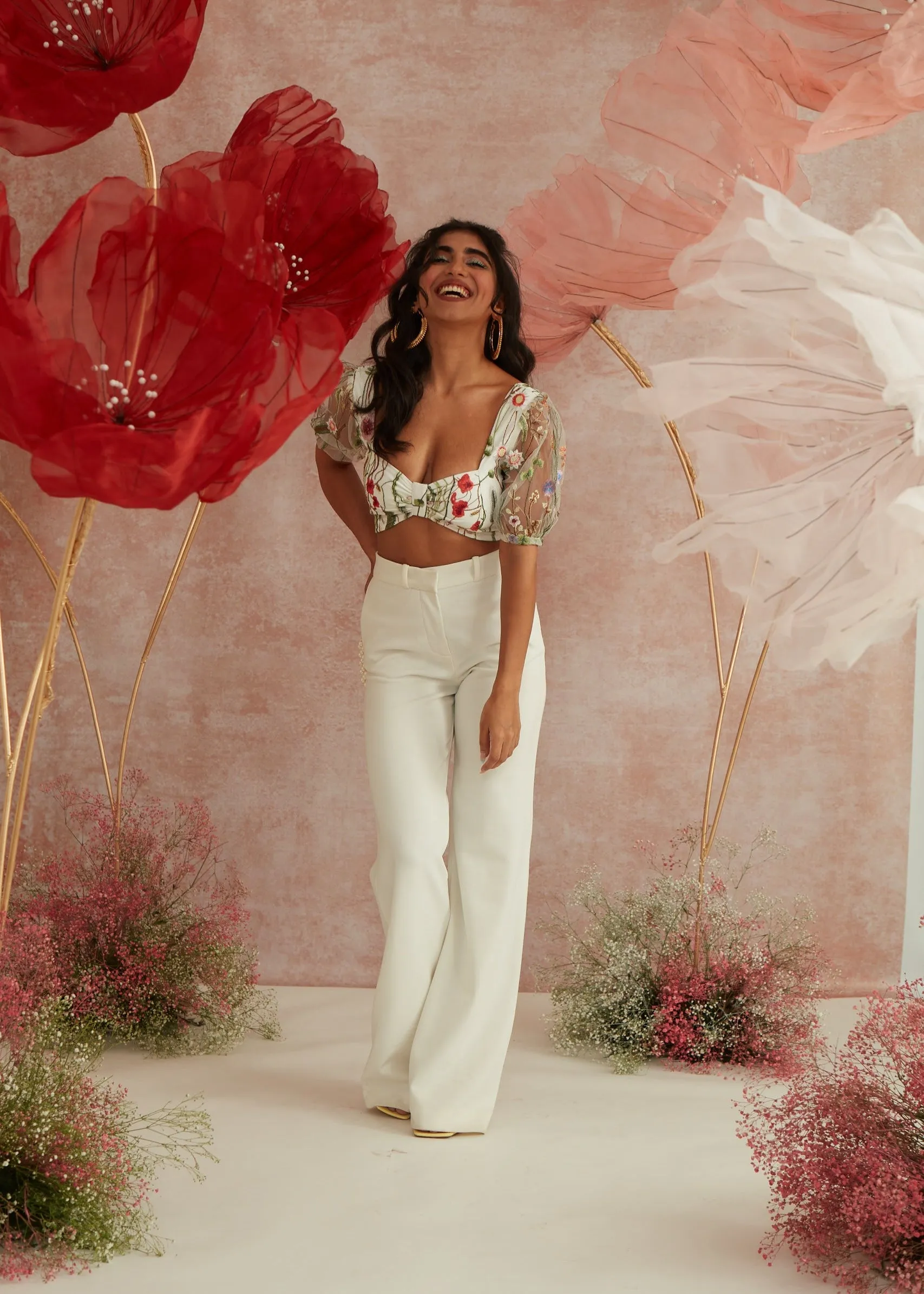 Charlie Wide Leg High Waist Pants CL
