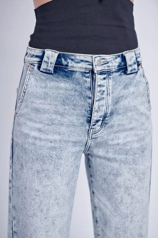 Charlotte 90's Vintage Stretch Wide Jeans