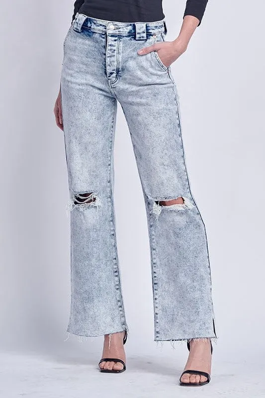 Charlotte 90's Vintage Stretch Wide Jeans