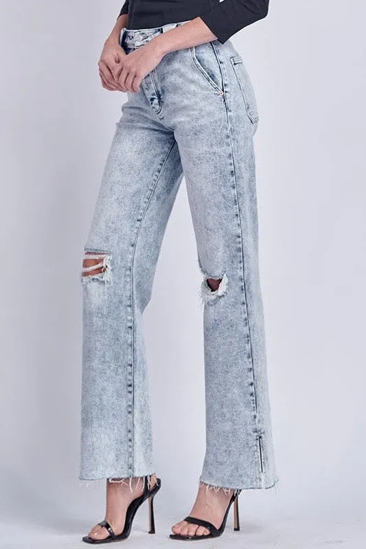 Charlotte 90's Vintage Stretch Wide Jeans