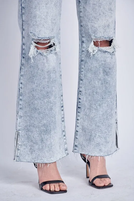 Charlotte 90's Vintage Stretch Wide Jeans
