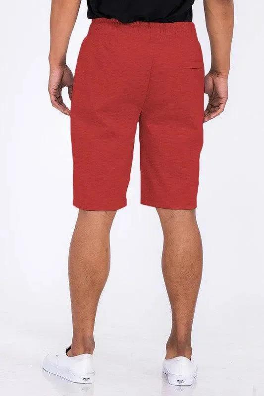 COTTON BLEND LOUNGE SWEAT SHORTS