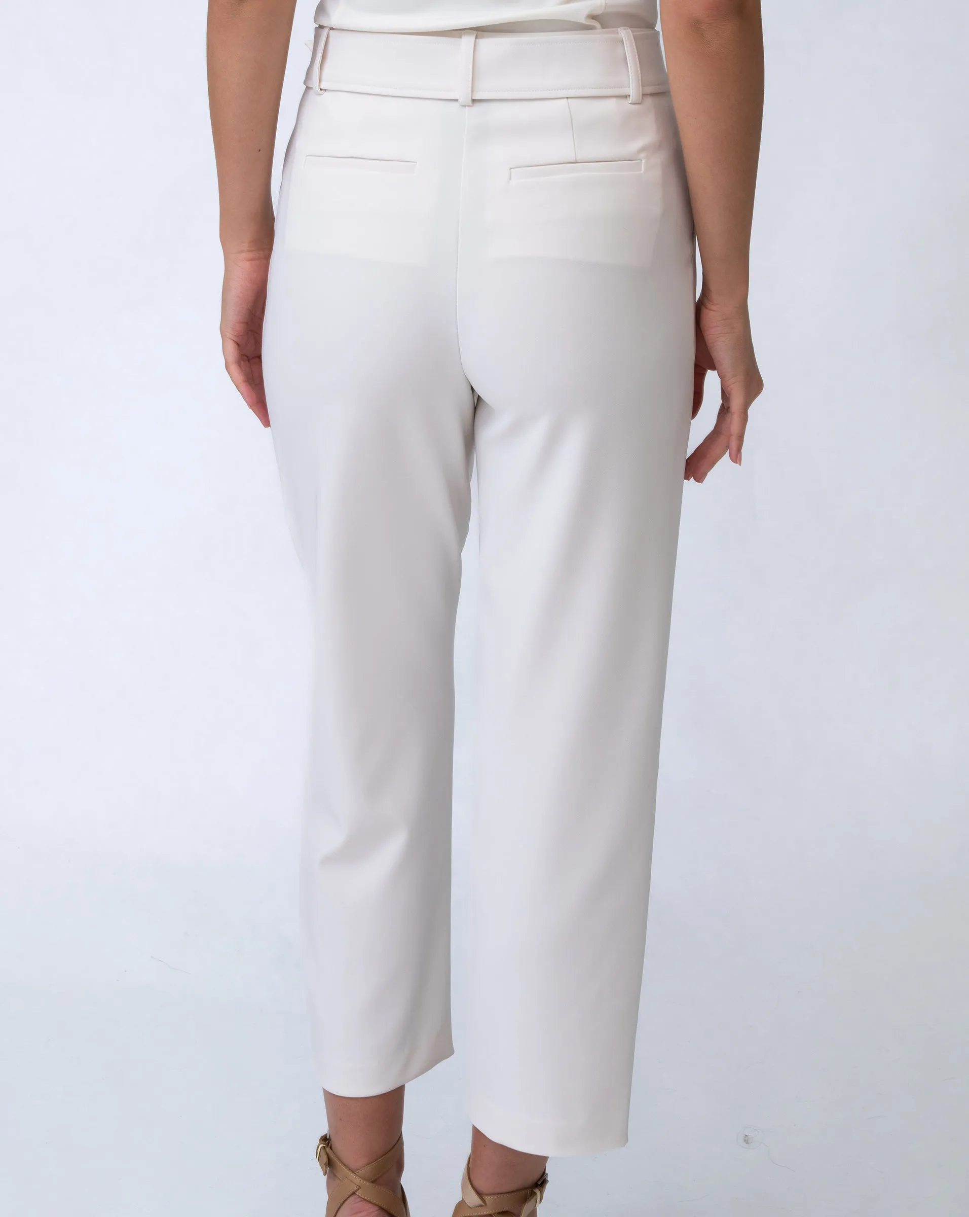Cropped Pleated Trouser