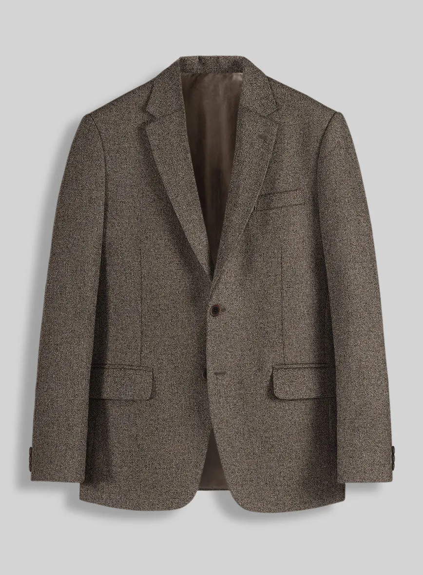 Dapper Brown Tweed Suit
