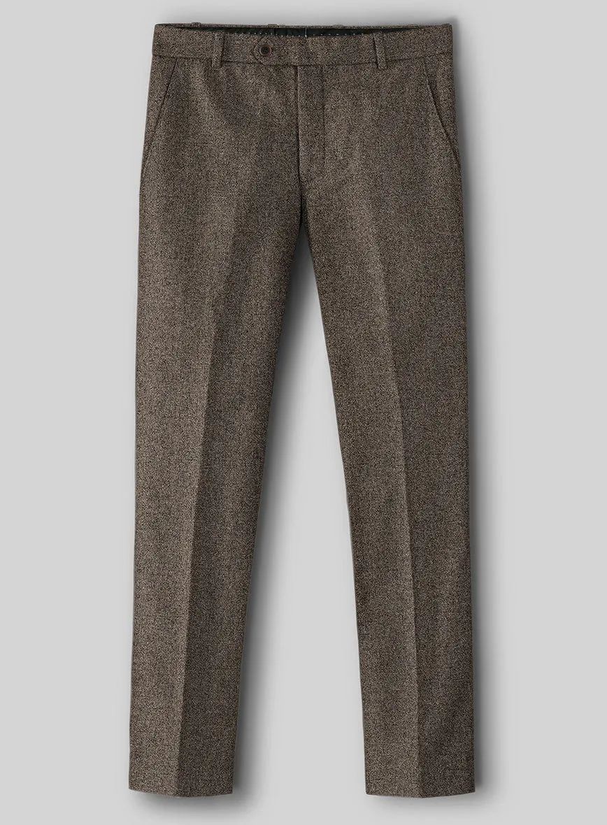 Dapper Brown Tweed Suit