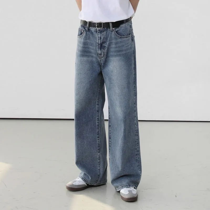Fashion Personality Retro Washed Jeans Men
