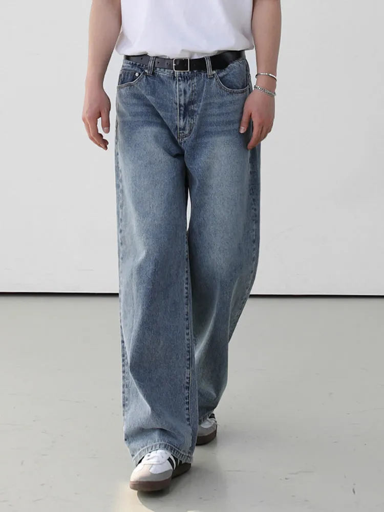 Fashion Personality Retro Washed Jeans Men