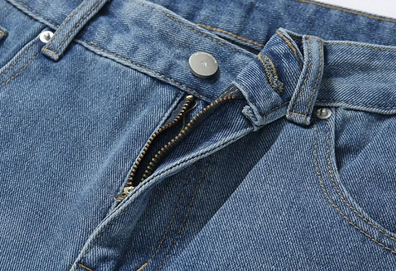 Fashion Personality Retro Washed Jeans Men