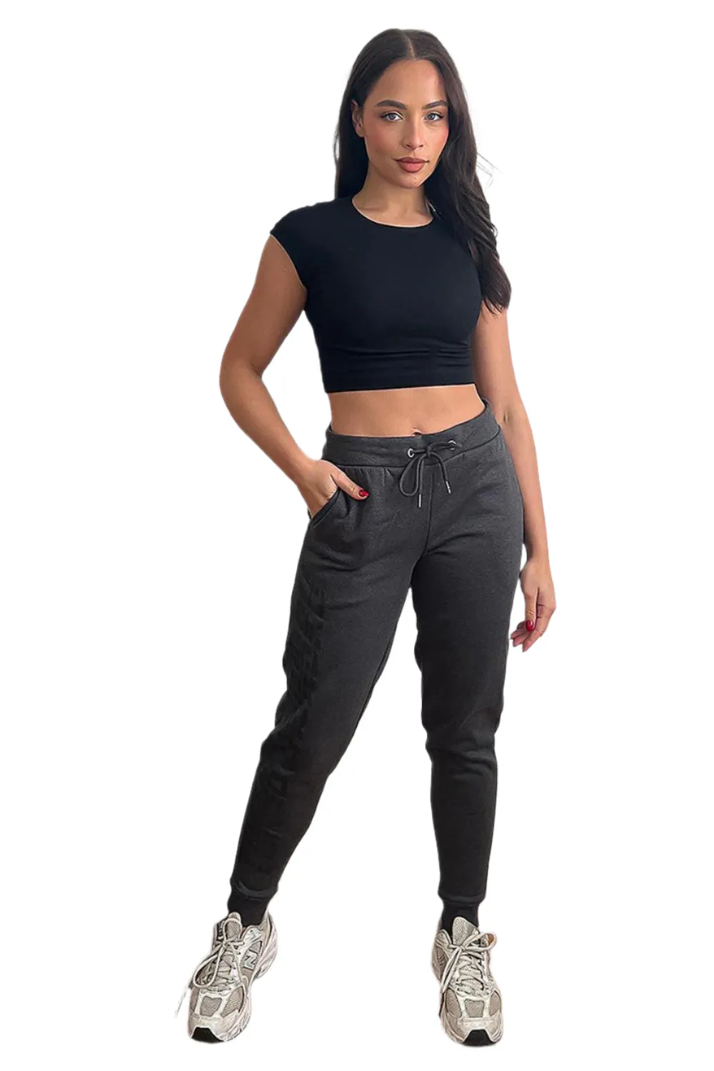 Full Leg Print Varsity Jogger Trousers