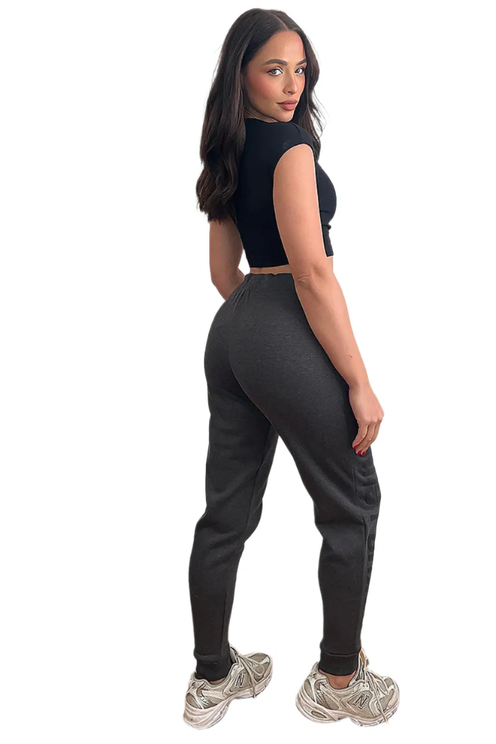Full Leg Print Varsity Jogger Trousers