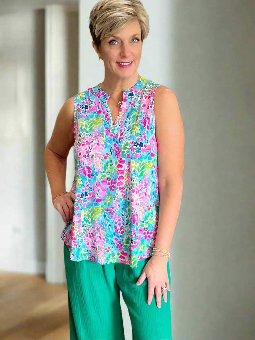 Go With the Flow A-Line Tank