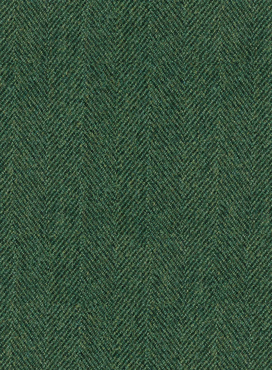 Highlander Heavy Green Herringbone Tweed Pants