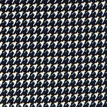 Horton Flare Trouser - Stretch Houndstooth :: Black / White