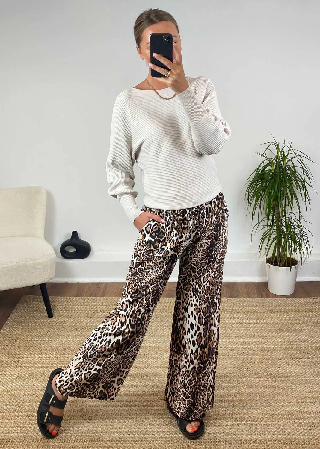Jojo Leopard Trousers