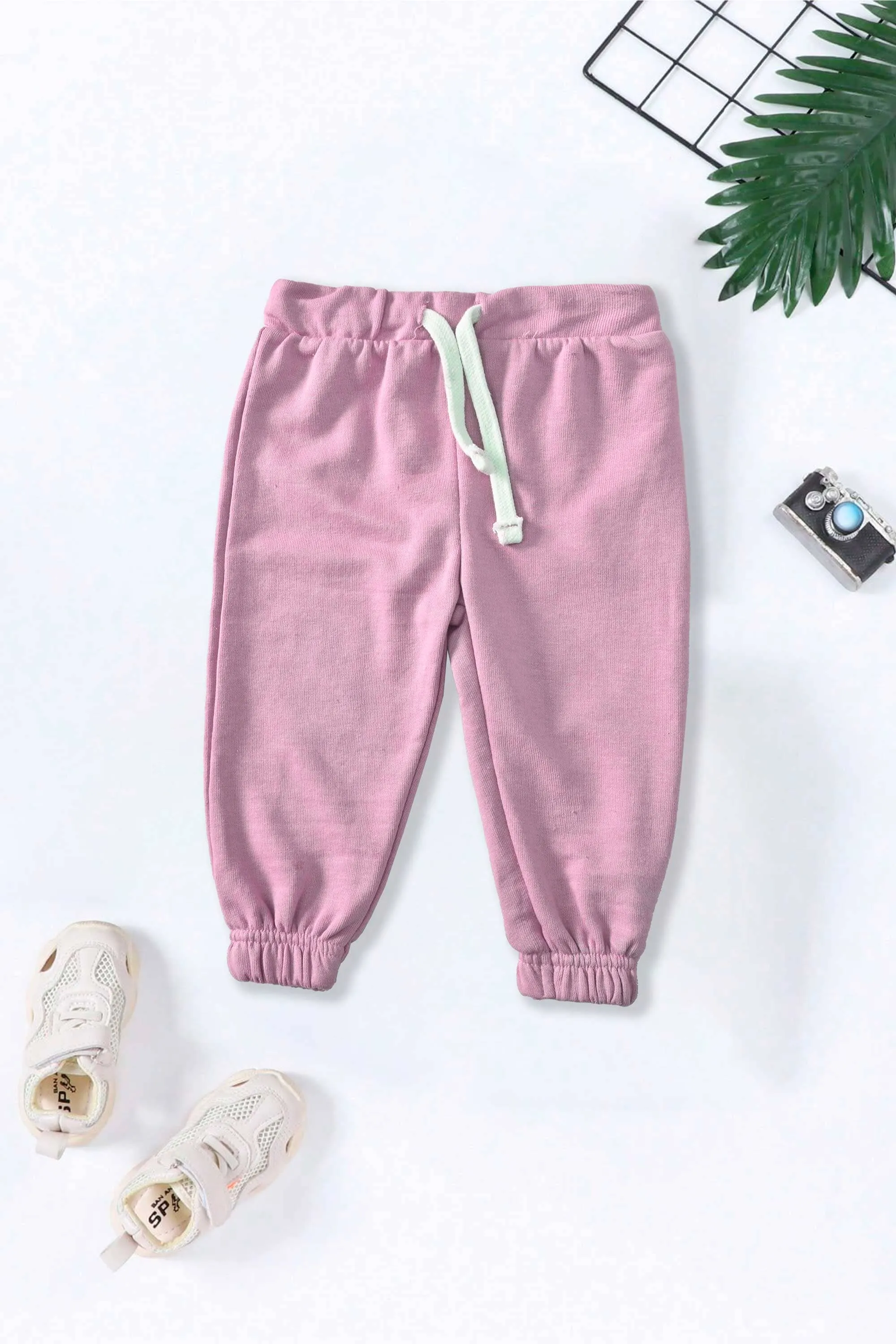 Kid's Solid Design Linz Terry Minor Fault Jogger Pants