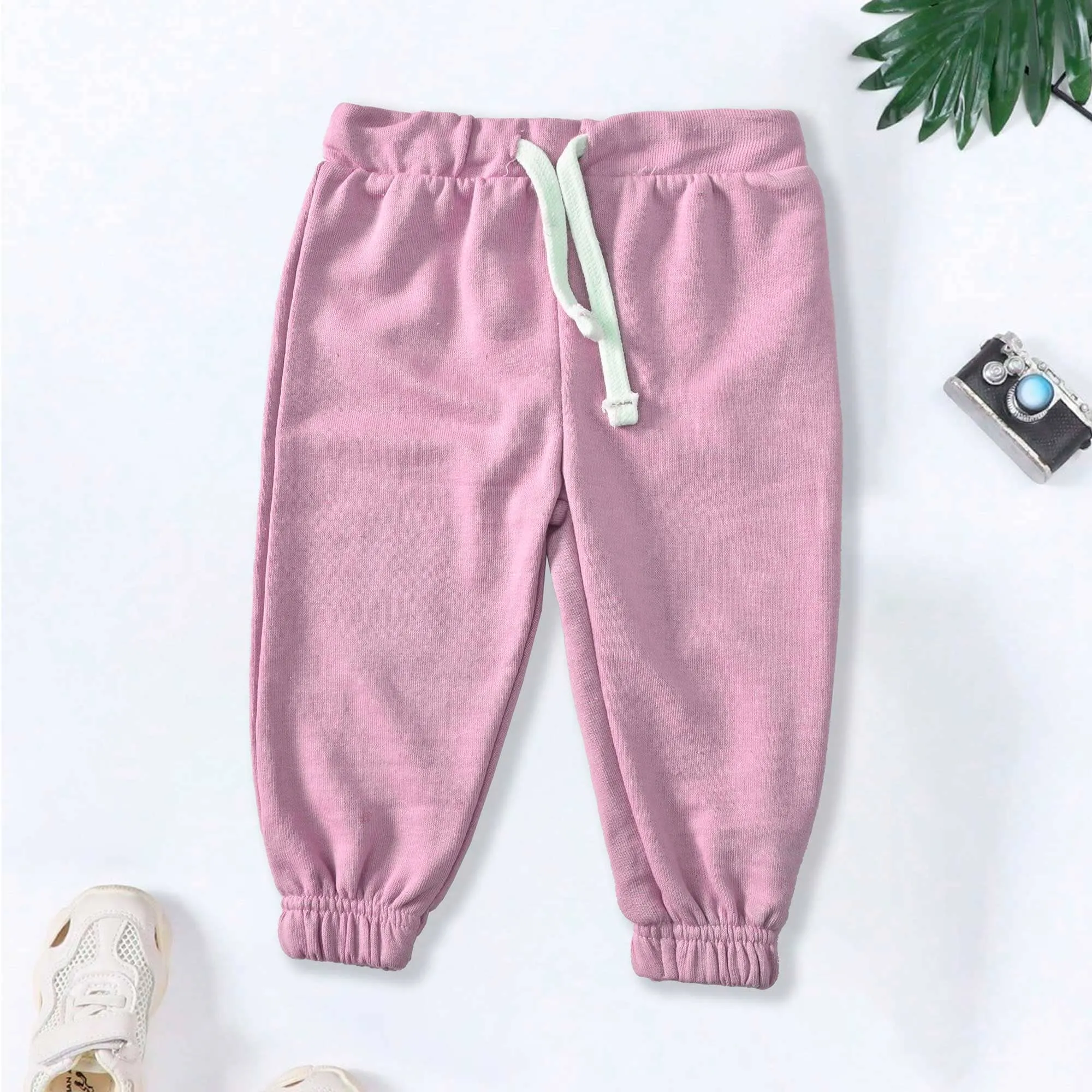 Kid's Solid Design Linz Terry Minor Fault Jogger Pants