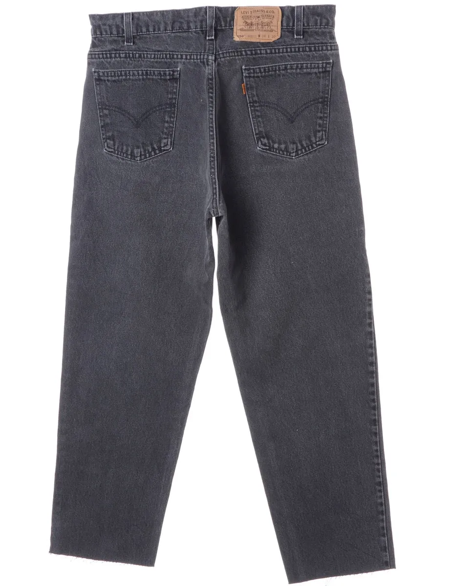 Label Black Cropped Jeans