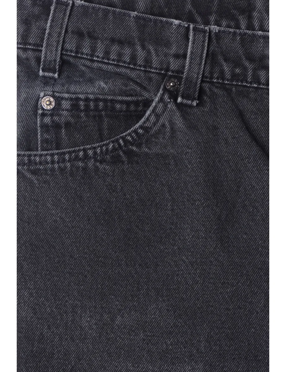 Label Black Cropped Jeans