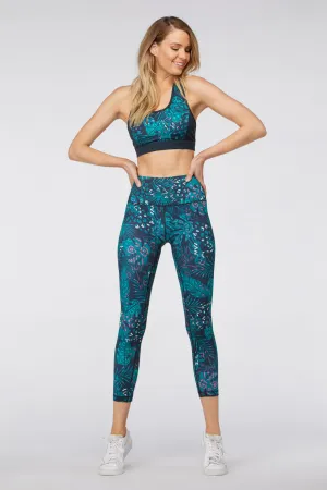 Leafy Green 7/8 Legging