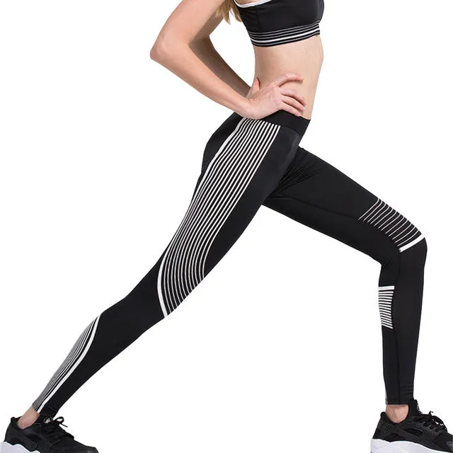 LIDONG Running Pants Women Yoga Leggings Compression Tights Fitness Gym Jogger Jogging Skinny Trousers Sportswear hardlopen