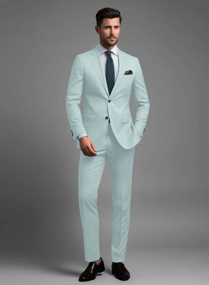 Marco Stretch Light Blue Wool Suit
