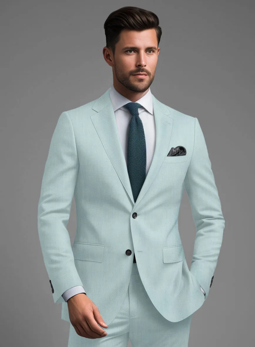 Marco Stretch Light Blue Wool Suit