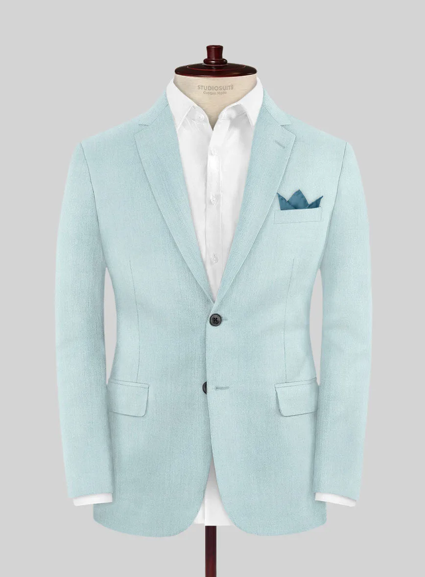 Marco Stretch Light Blue Wool Suit