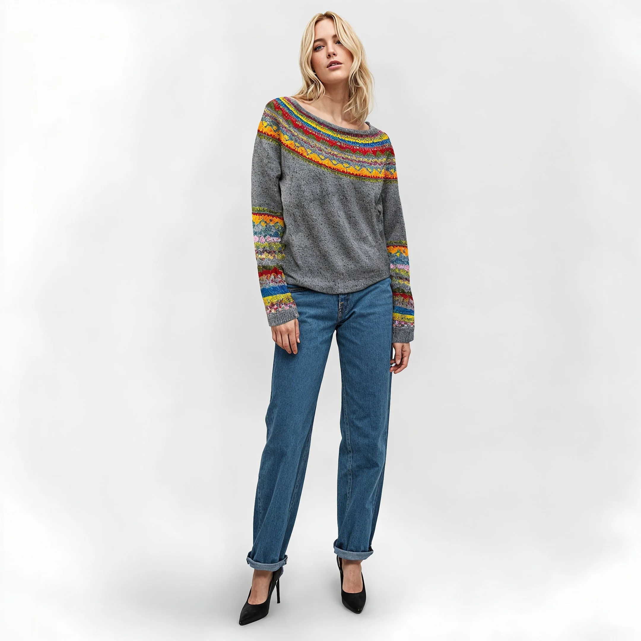 Marie™ | Warm Retro Knit Sweater