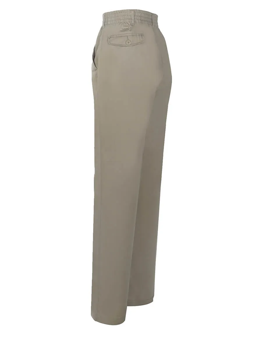 Men's Big Flat Front Elastic Pant - Portofino (1XL-5XL)