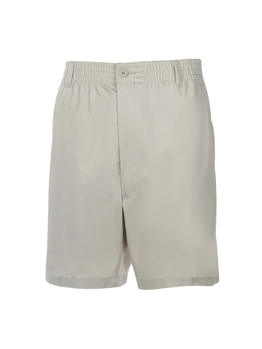Men's Big Flat Front Elastic Short - Portofino (1XL-5XL)