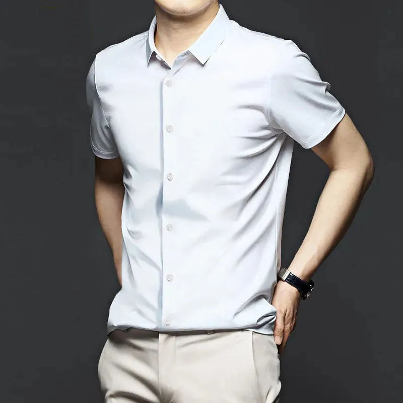 Men's Classic Wrinkle Resistant ShirtShort Sleeves