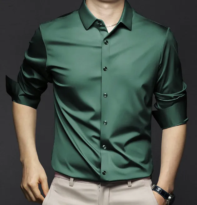 Men's Classic Wrinkle Resistant ShirtShort Sleeves