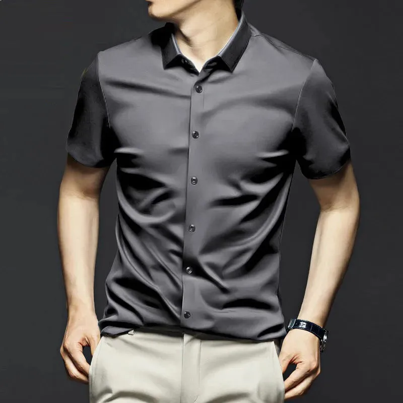 Men's Classic Wrinkle Resistant ShirtShort Sleeves